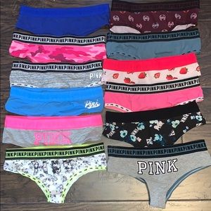 12 NWOT vs PINK undies